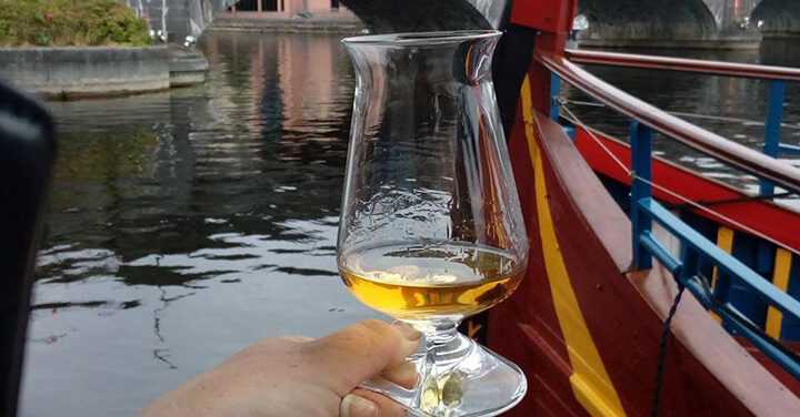 glass of whiskey from whiskey tour